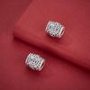 Sterling Silver 999 Copper Coin Spacer Bead: Chinese Luck Charm for DIY Beading and Rope Bracelets