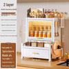 Kitchen Countertop Spice Rack with Utensil Holder
