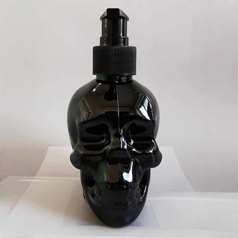 1Pc 350ml Scalp Design Soap Box - Refillable PET Plastic Pump , home bathroom shampoo bath lotion sub packaging