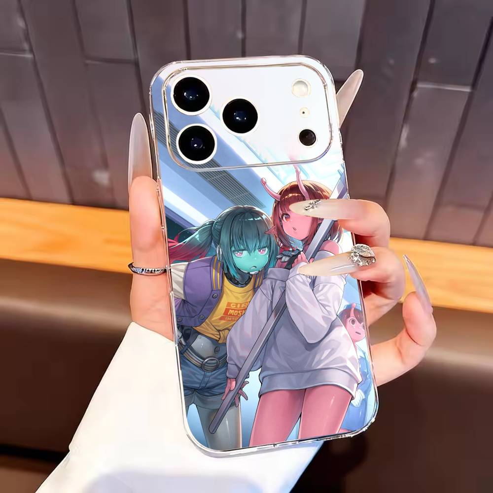 M-Milky S-Subway Anime Phone Case For iPhone17,16,15,14,13,12,11 Plus,Pro Max Soft Transparent Cover