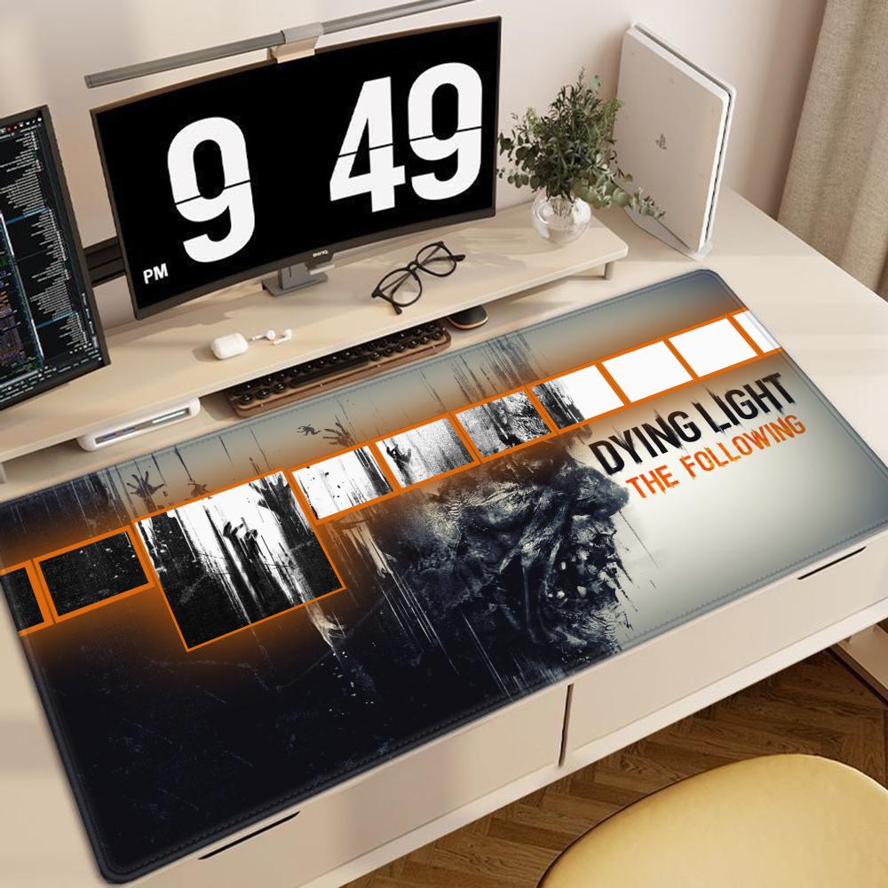 Game Survival DDying Light Mouse Pad Large Gaming Mousepad with Stitched Edges Thickened Desk Mat PC
