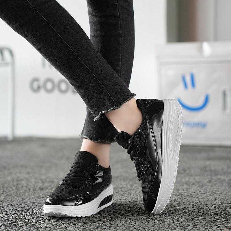 Women’s Sneakers Casual Outdoor School Student Shoes Lightweight for Girls Sneakers Silver Gold Plus Size