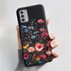 Custodia per Telefono Stampata Per Nokia G42/Nokia G310 5G/Nokia G60 5G/Nokia G100 Cover Guscio Morbido in Silicone Nero Custodie Carine con Fiori e Cartoni Animati