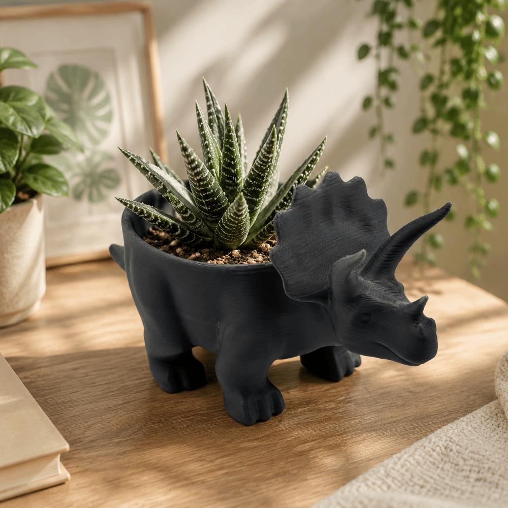 3D Printed Mini Flower Pot Desktop Decoration Plant Planting Pot Cute Small Storage Home