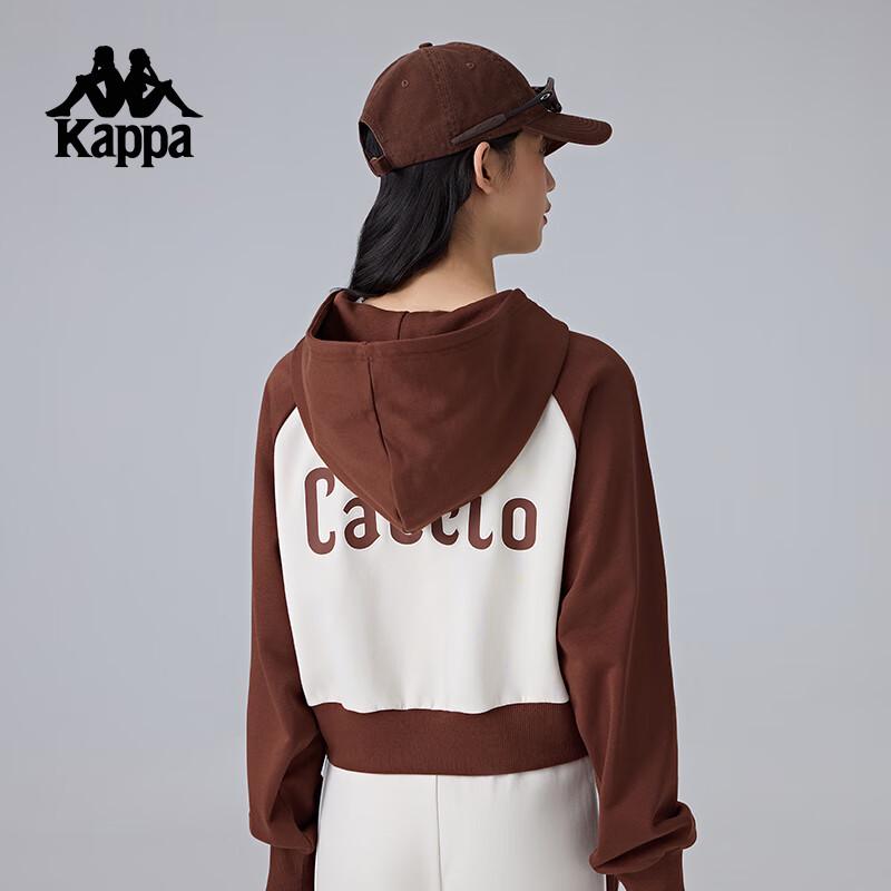 Kappa Women s Retro Contrast Zip-up Hoodie M 7390₽