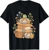 Cottagecore Sourdough Frog Bread Funny Bakery Baking Art T-Shirt
