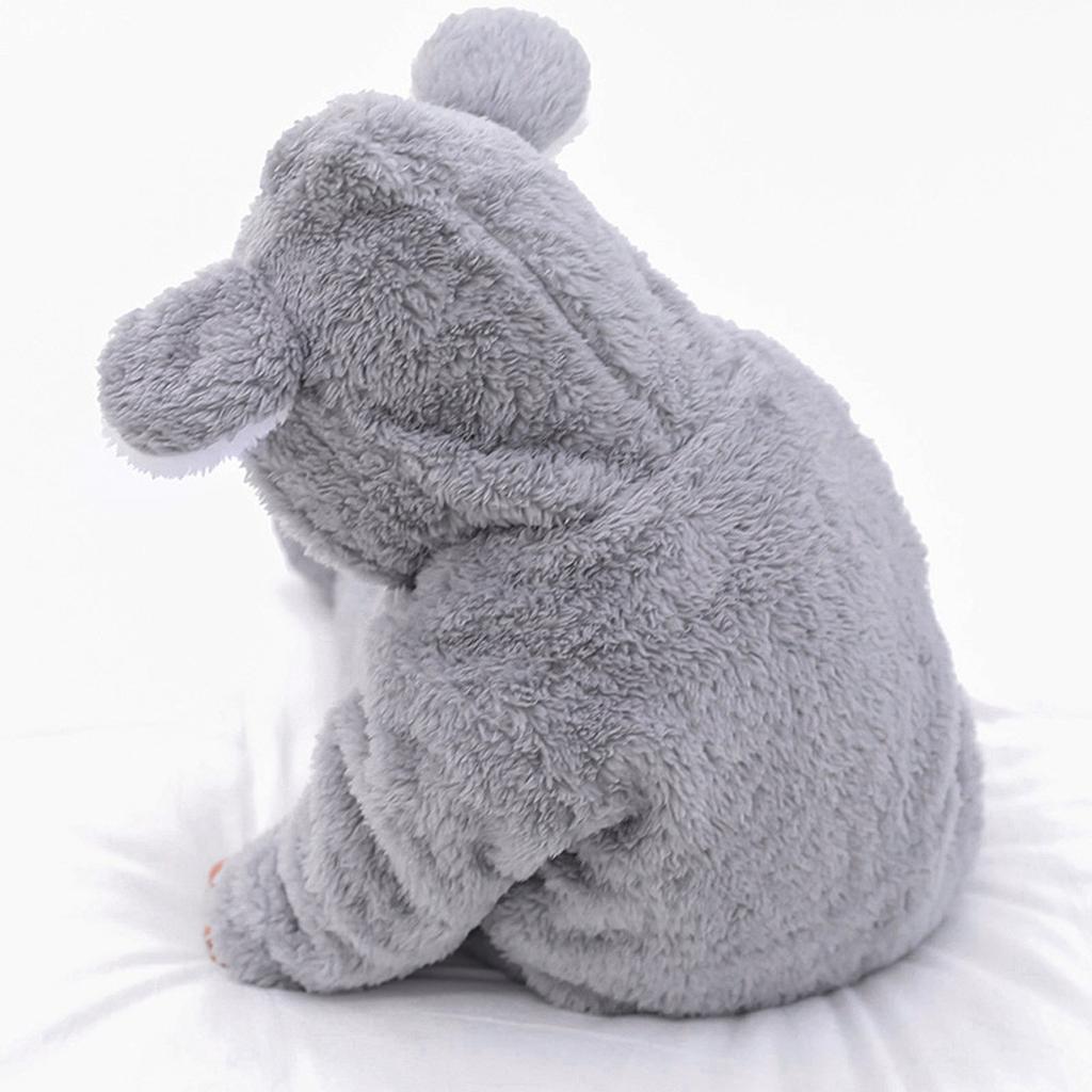 Infant Fleece Hoodie Jacket Winter Warm Jacket Cute Bear Ear  Jumpsuit