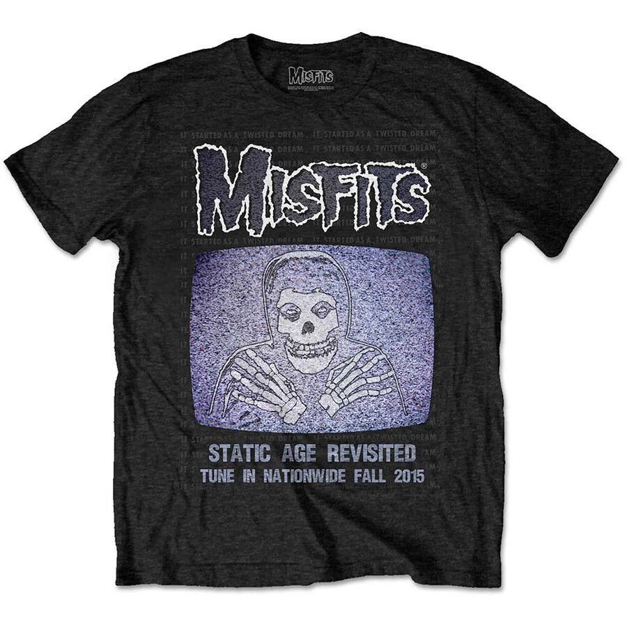 Misfits-Static--Black T-shirt M