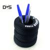 Pen Holder 3-Layer Car Tire Design Black Rubber Pen Holder Desk Organization Stationery Storage Organization Tool