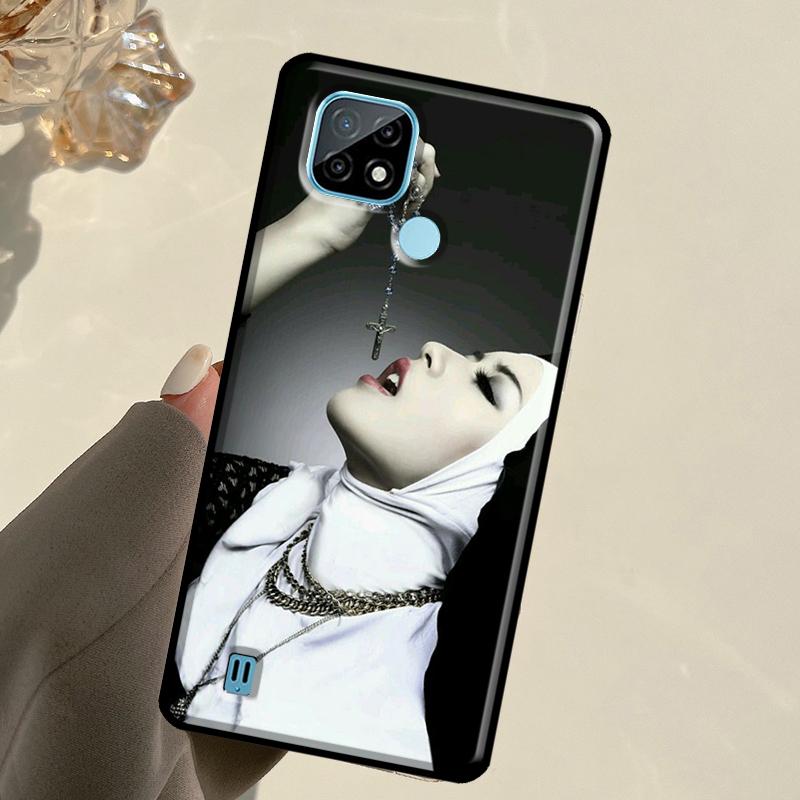 Sister Nun For Realme GT 7 Pro GT 6T 6 5 C67 C61 C55 C53 C51 C21Y C25S C75 10 11 12 13 14 Pro Plus Case
