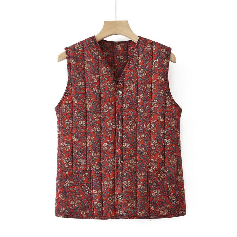YUZHAOLIN Women's Quilted V-Neck Winter Vest