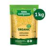Tata Sampann Organic Unpolished Moong Dal 1kg Pack, High Protein Fiber Rich Lentils For Healthy Daily Meals