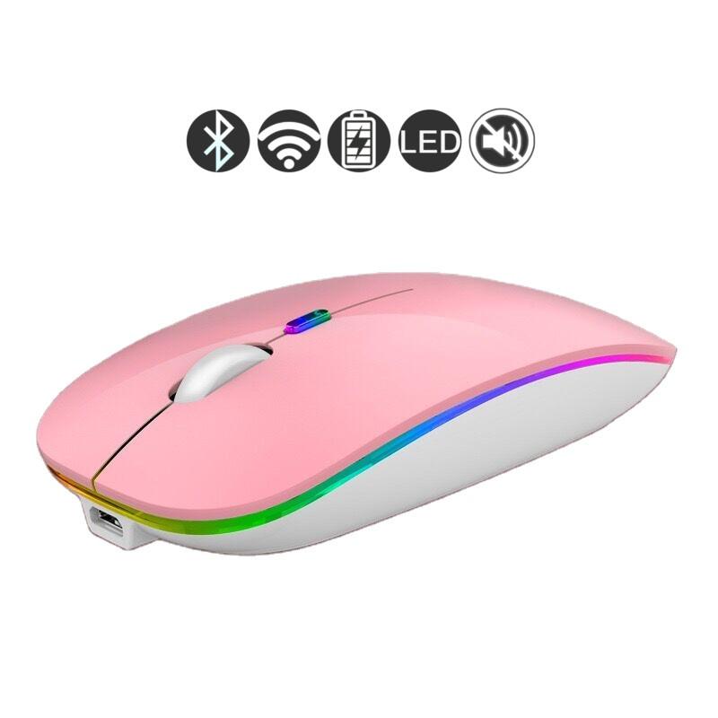 Bluetooth Mouse for MacBook Air Pro Retina 11 12 13 15 16 mac book Laptop Wireless Mouse Rechargeable Mute Gaming Mouse
