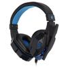  SY830MV Game Headsets   Volume Support Mic   USB Headsets with 3.5mm Microphone for   PC Laptop(Black Blue )