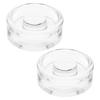 2pcs Wide Mouth Jar Fermenting Glass Weights For Fermentation Pickle Jar Transparent Glass Weights Cover For Fermenting Jar