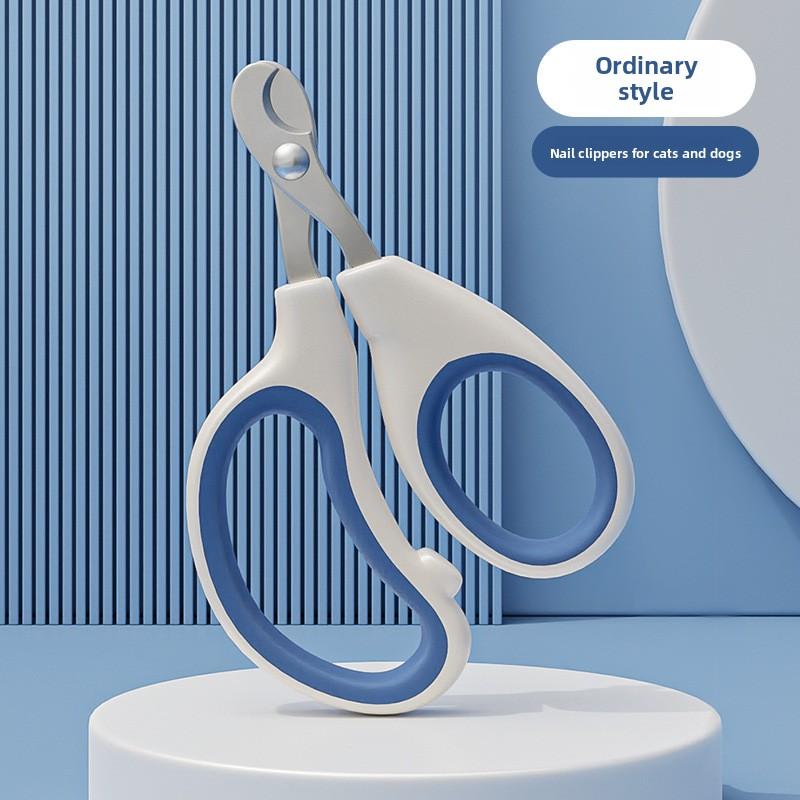 

New Round Hole Nail Clippers for Cats and Dogs, Small and Medium-sized Dog Cleaning Supplies Ordinary style белый/синий