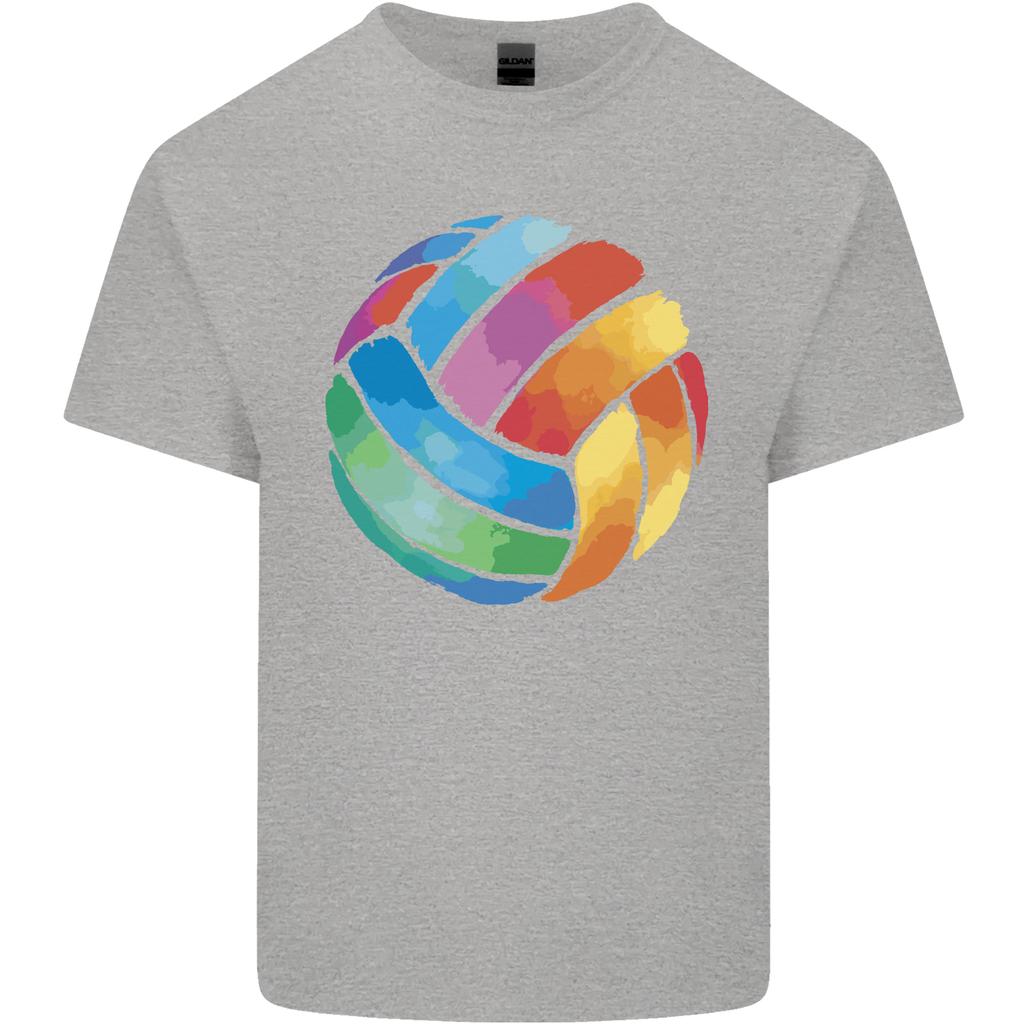 Volleyball Watercolour Unisexs Light Cotton TShirt