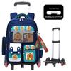 Large Capacity Trolley Schoolbags for Grades 2, 3 & 6 – Lightweight Backpacks for Kids