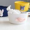 Cotton Rope Storage Basket Weaving Nordic Simple Desktop Sundries Cotton Storage Box Number Cartoons Storage Box