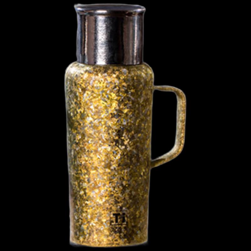 Men Da Shi Pure Titanium Temperature Display Tea Brewing Mug