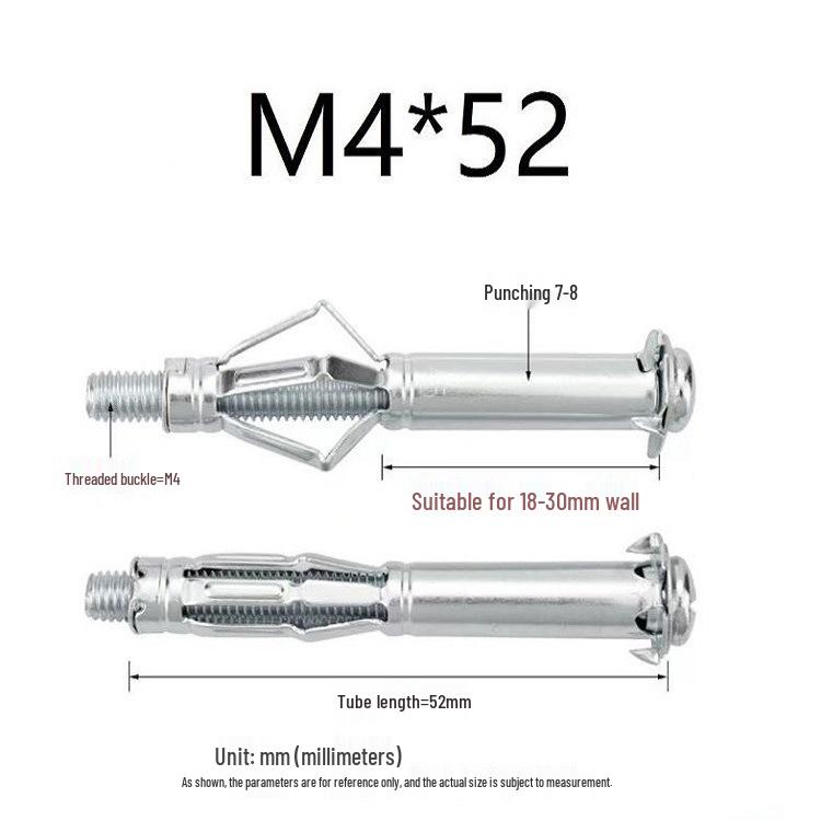 Hollow Wall Gecko Screw Drywall Anchor Expansion Bolt