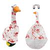 Blood Splatter Halloween Bloody Goose Costume Set Spooky Detachable Bloody Eyeball Yard Goose Statue Halloween Costume