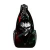 Skeleton Joker Print Small Chest Bag Men's and Women's Best Gift 2D Cartoon Large Capacity Outdoor Sports Leisure Fashion