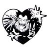 Anime Ryuk Cosplay Brooch Adult Unisex Alloy Enamel Badge Lapel Pins Bag Costume Ornament Halloween Accessories Props