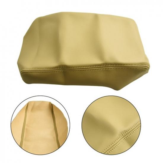 For Toyota For Highlander 2008-13 Leather Center Console Lid Armrest Cover Beige