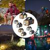 High Power LED Flashlight USB Rechargeable 8 Lighting Modes Camping Lantern Power Bank Solar Powered for Tactical Camping Hiking