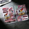 ARA1 For Reflective Motorcycle Stickers, 3M Safety Warning At Night In the Dark Scooter Helmets