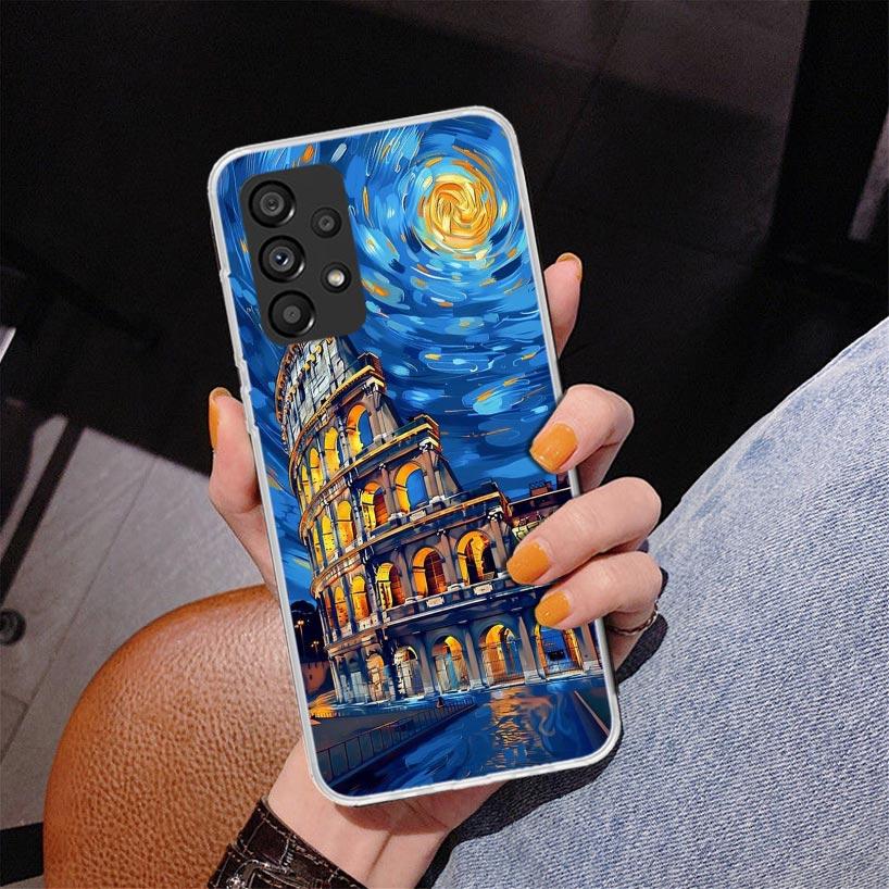 Roman Colosseum Phone Case For Samsung Galaxy A52 A32 A22 A12 A51 A31 A50S A30S A20S A10S Note 20 Ultra 10 Plus S10 A72 A71 Gala