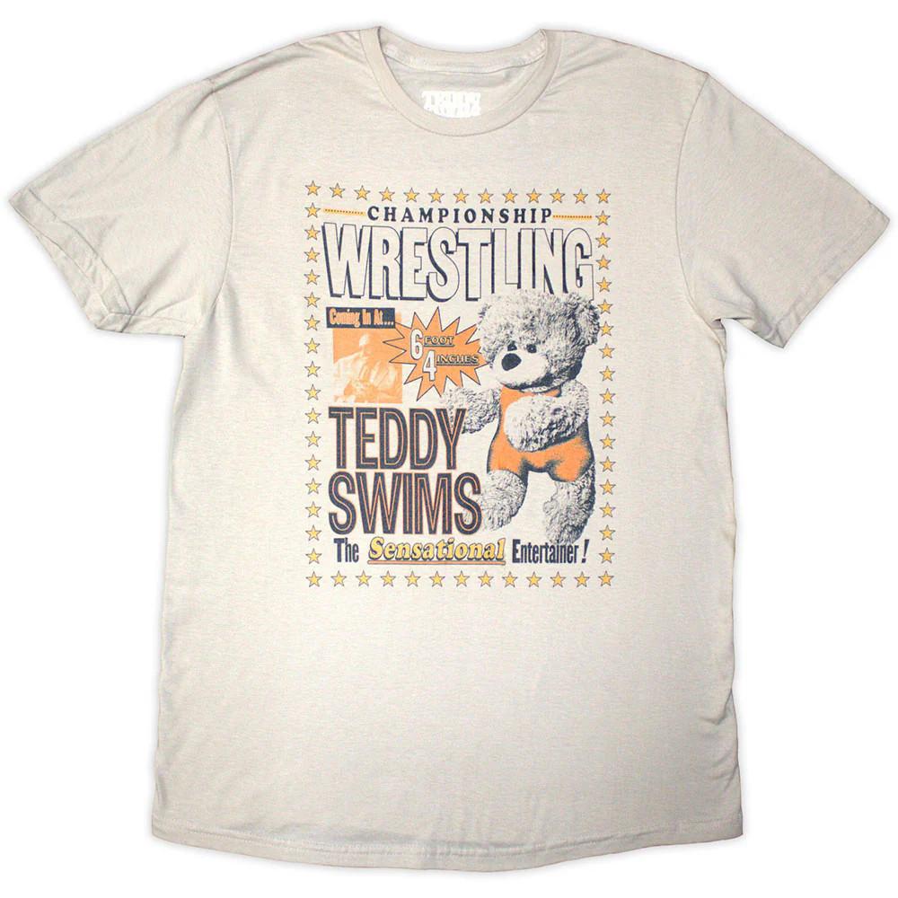 Teddy Swims T-Shirt: Wrestling (Sand) OFFICIAL NEW