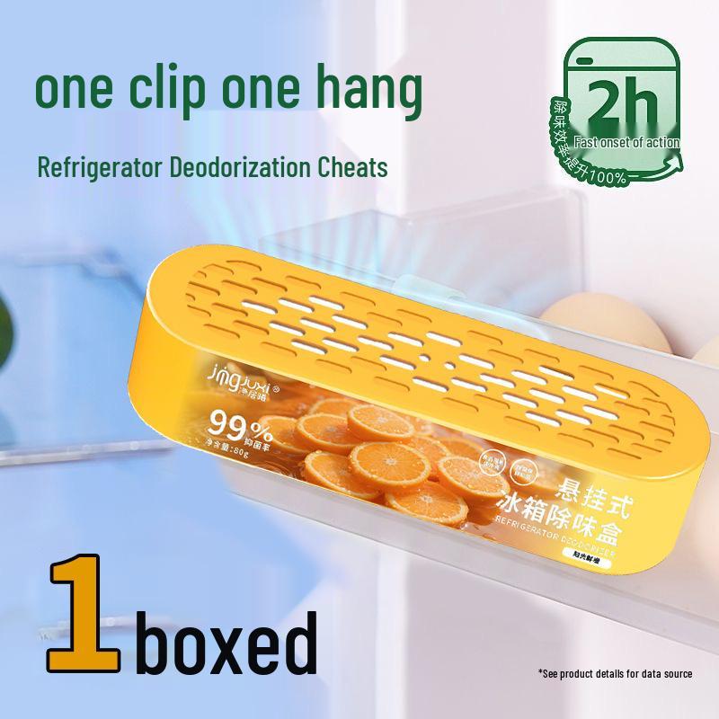 Hanging Refrigerator Deodorizer: Activated Carbon Odor Eliminator and Freshness Preserver