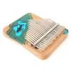 Thumb Piano Kalimba 17 Keys Portable Finger Instrument Kit Set with Tune Hammer Gift