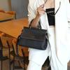 Top-layer Bag Women's Leather Bag Crossbody Postman Bag Commuting Large Capacity Single-shoulder Briefcase