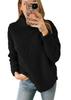 2025 autumn and winter European and American women's clothing cross-border new wool turtleneck solid color sweater plush top women