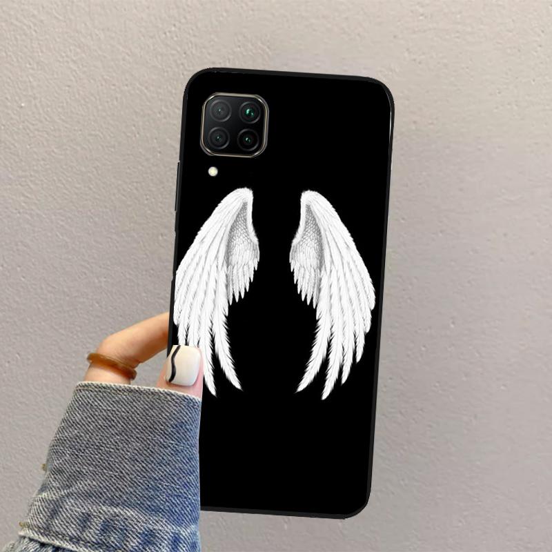 Vingar Ängel Djävul För Huawei Nova Y70 Y90 Y60 Y73 Y72 Y61 Y91 12s 12i 11i 8i 9 10 SE P40 Lite P60 P30 Pro Fodral