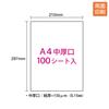 Plus Color Laser Paper Double-Sided Matte Paper A4 Medium Weight 100 Sheets PP-120WX-T 56-205 White
