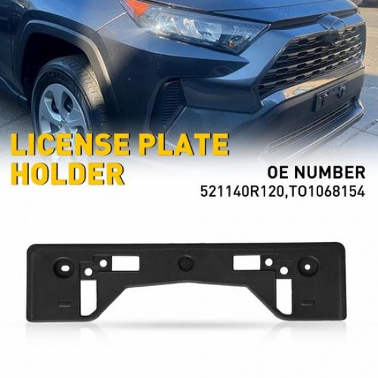 

Front License Plate Frame Tag Holder Bracket For 20 21-2024 Toyota RAV4 EXV