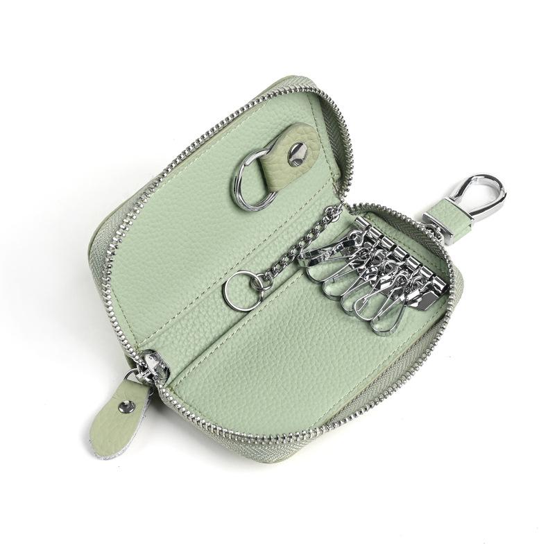 Leather Keychain Charm & Mini Coin Purse