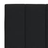 Bed Frame without Mattress  Hanko  Black 200x200 cm Fabric