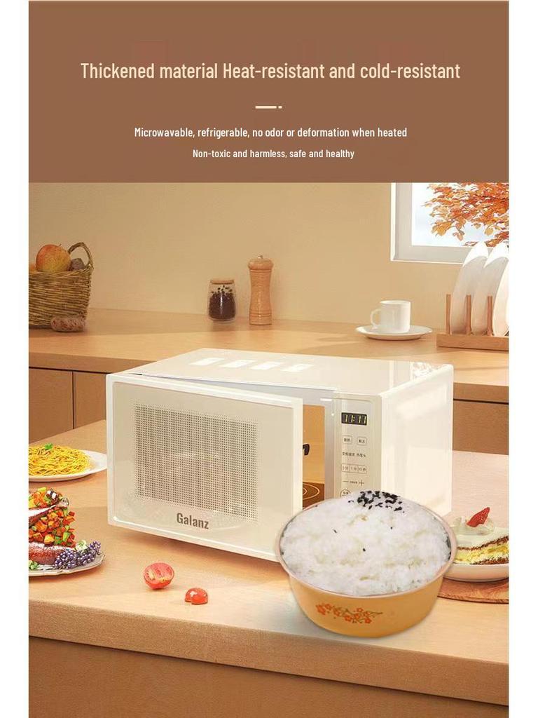 Eco-Friendly Degradable Rice Husk Bowls & Chopsticks - Heat Resistant, Durable & Food Grade