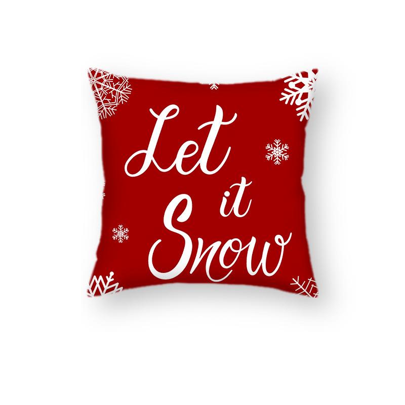 Nordic New Year Christmas Sofa Pillow Ins Cushion Pillow Case Festive Decoration Sofa Living Room Pillow Case