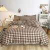 Thickened Brushed Four-piece Bed Sheet and Quilt Cover Three-piece Set Four-season Autumn and Winter Bedding Duvet Cover
