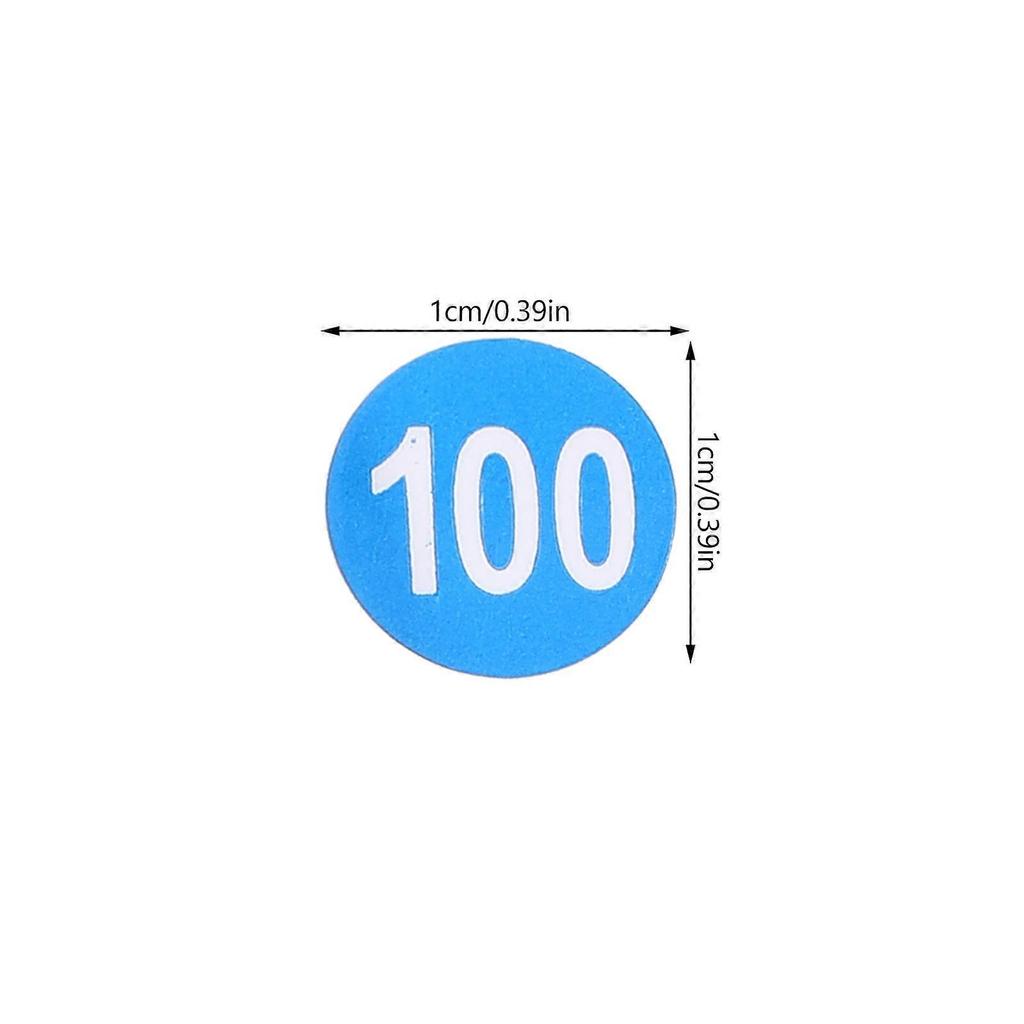 Self-Adhesive Number Stickers Number Label Stickers for Decoration 50 Sheets