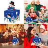 Christmas Snowman Theme Party Decor Gift Box With Paper Material For Holiday Celebrations