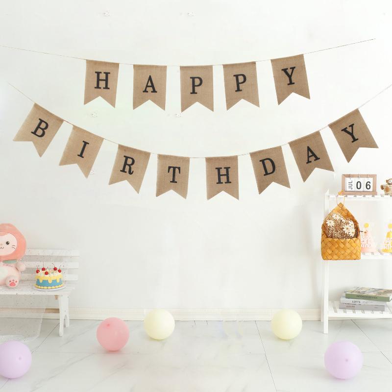 Koreanischer Stil 1. Geburtstag Vlies-Banner für Kinder