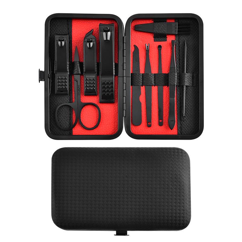 Portable 10-Piece Nail Clipper & Manicure Set - Perfect for Home or Travel, Ideal As a Christmas Gift