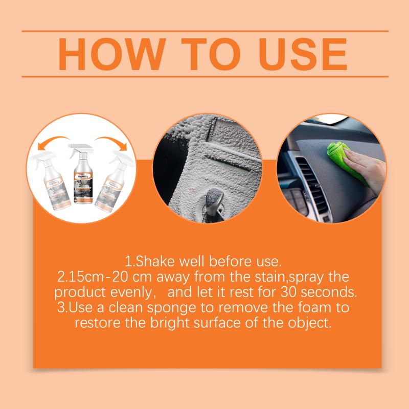 Iron Remover Spray for Wheel Detailing 120ml Removes Rust and Brake Dust Perfect for Car Rim Maintenance